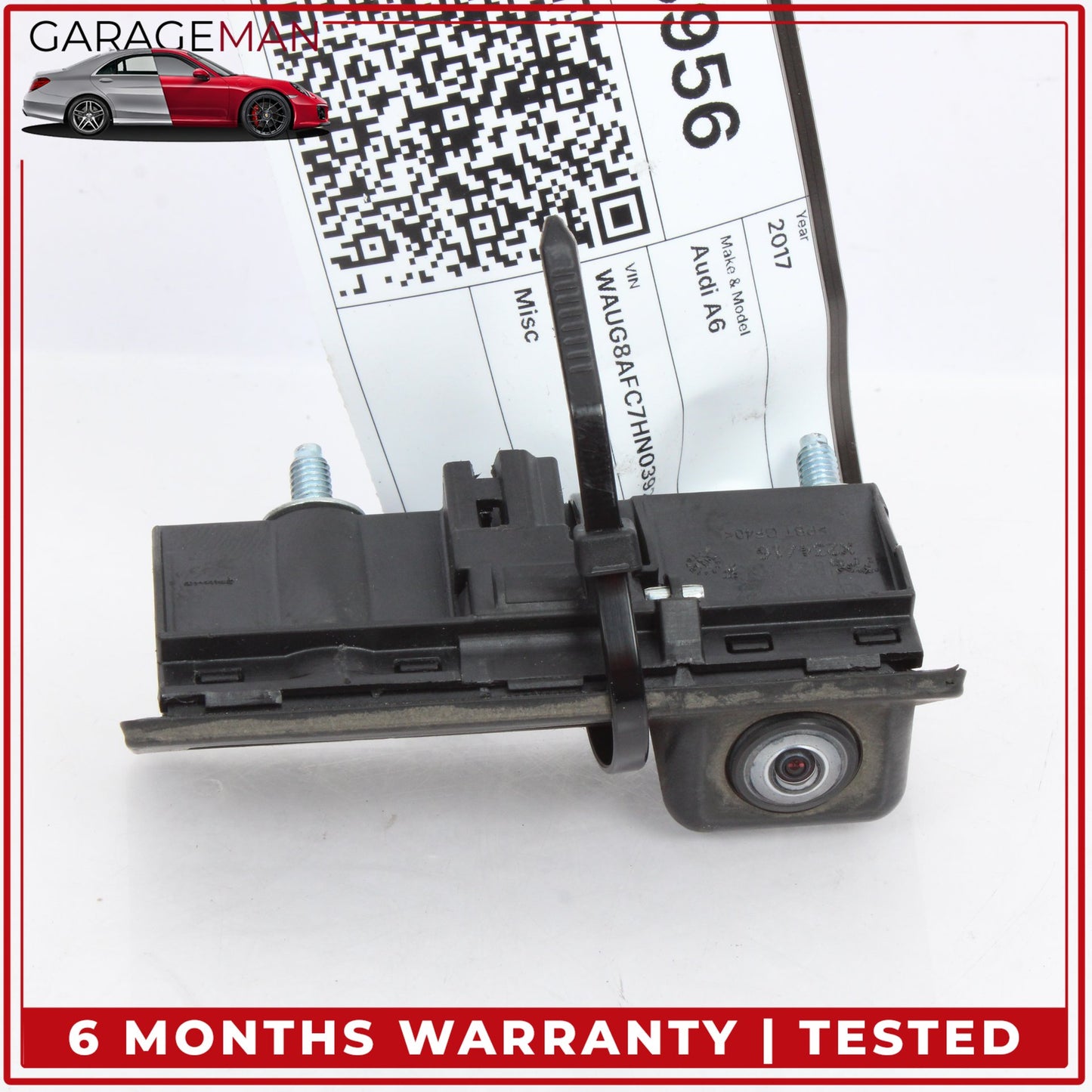 2012-2018 Audi A6 Rear Trunk Open Release Handle w/ Camera 7P6827566F OEM