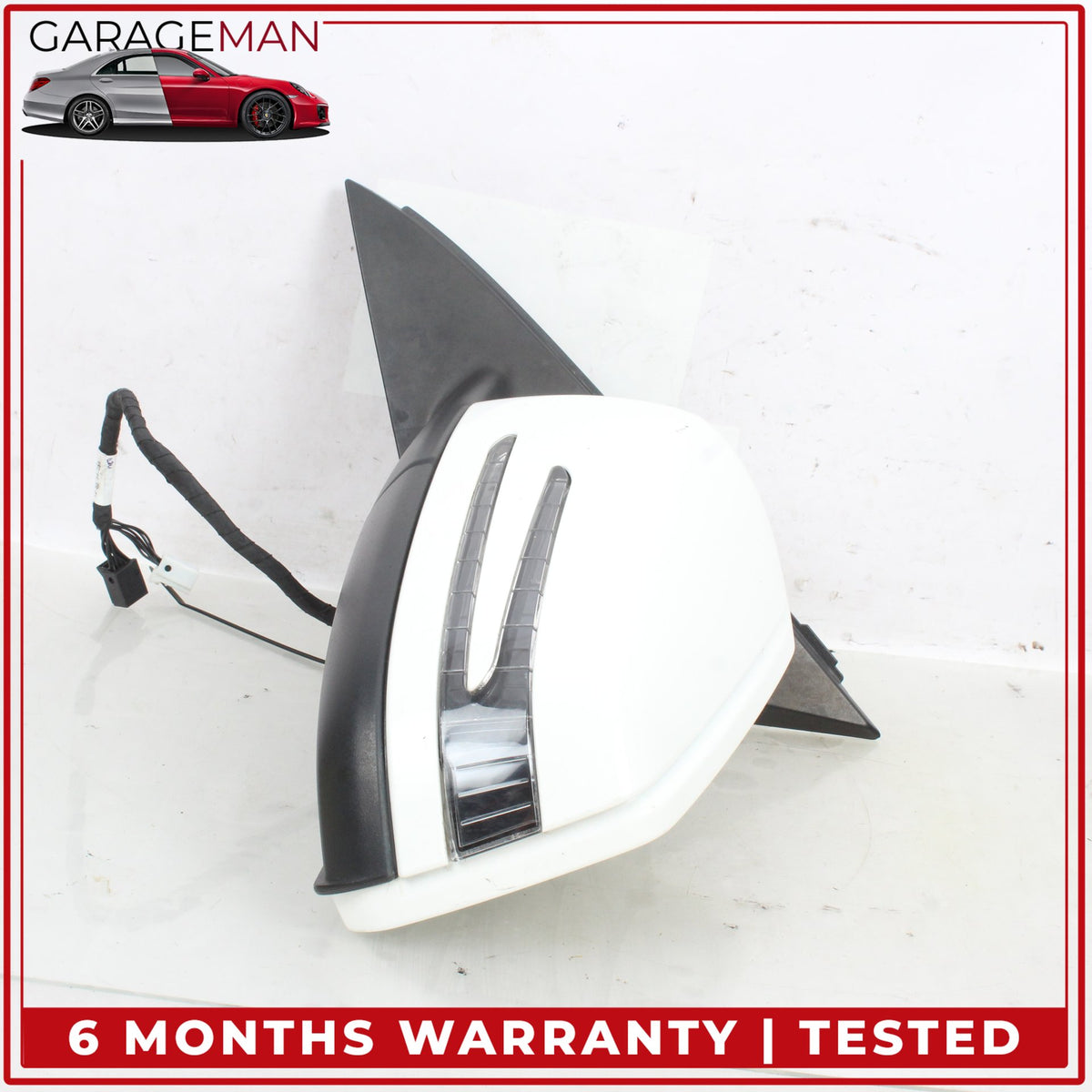 2015-2020 Mercedes X156 GLA250 Left Side Door Rear View Mirror w/ Blind Spot OEM