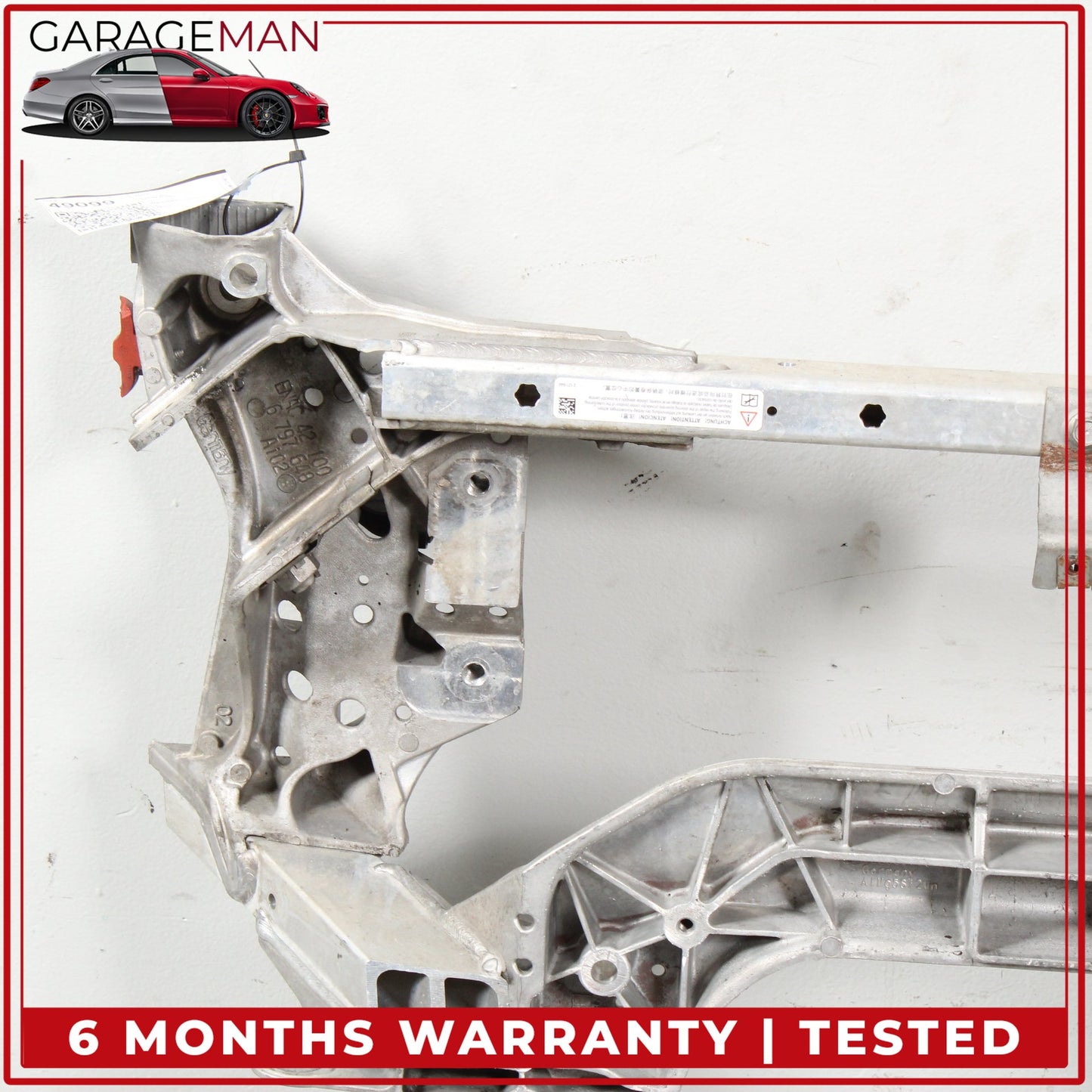 2012-2018 BMW 650i F06 AWD Front Subframe Crossmember Cradle 6797647 OEM