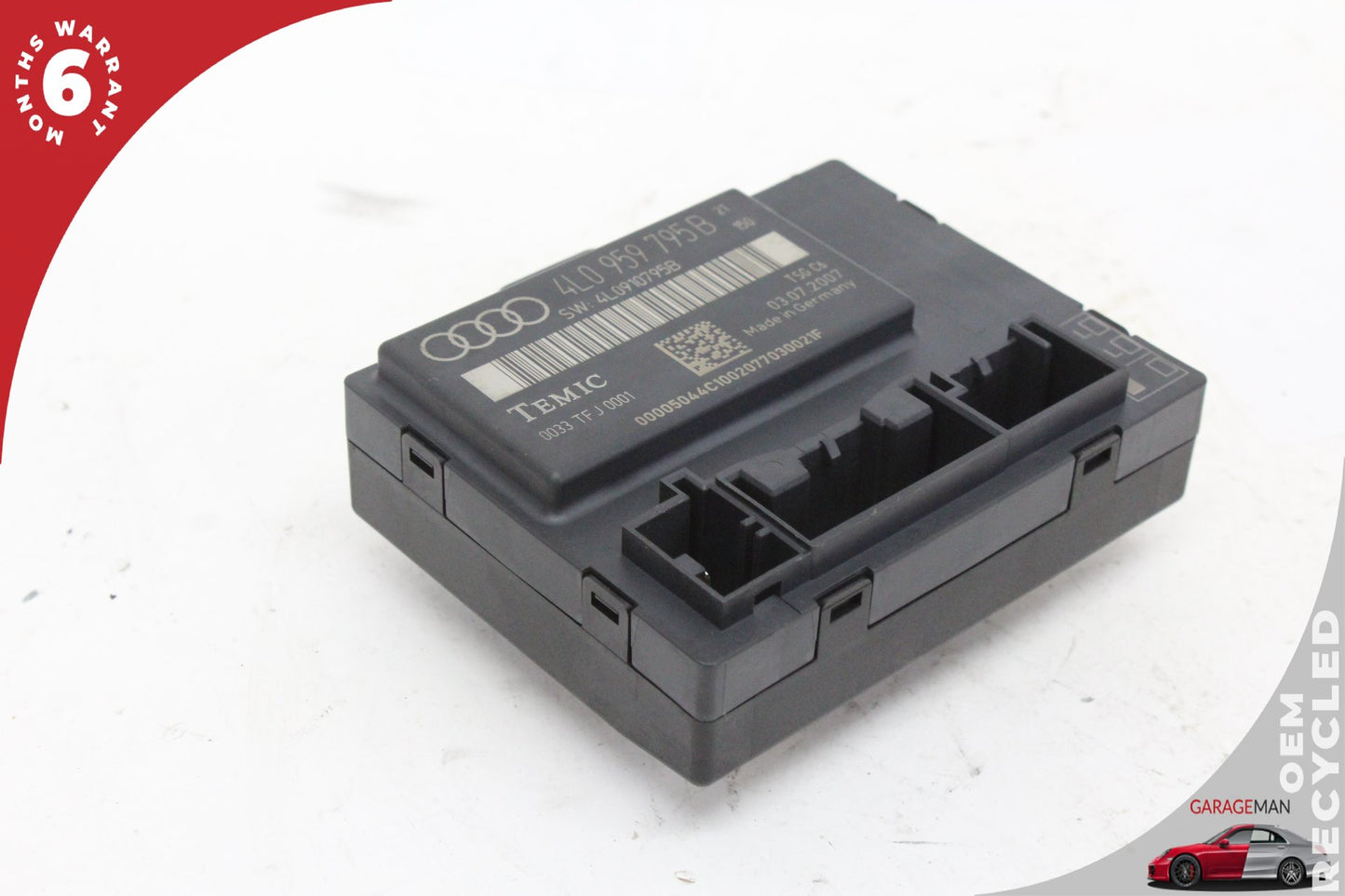 2007-2009 Audi Q7 MPV Left Rear Door Control Module 4L0959795B OEM