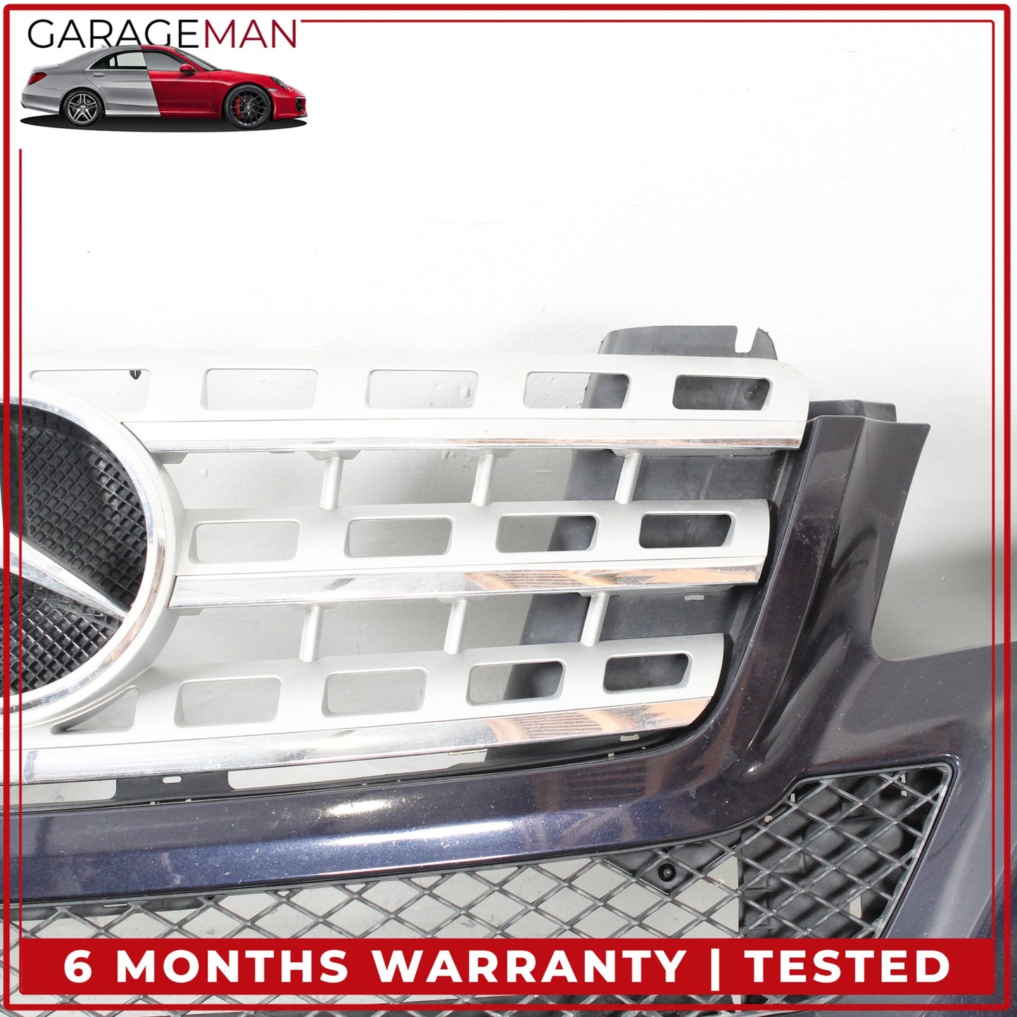 2009-2011 Mercedes W164 ML350 ML550 Base Front Bumper Cover Assembly Blue OEM