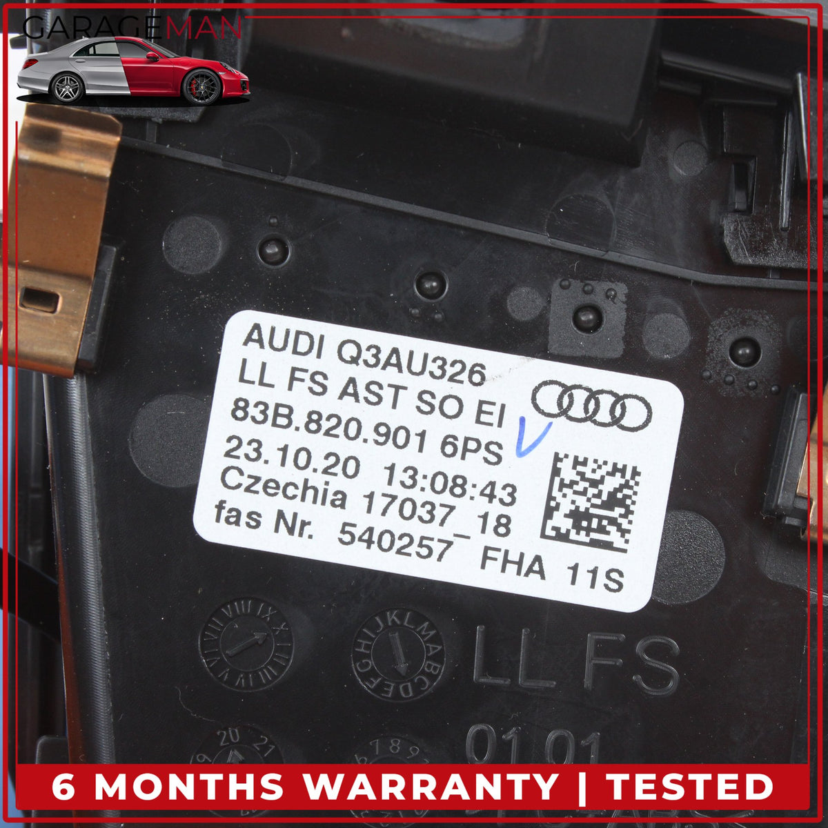 2019-2025 Audi Q3 Front Left Driver Side Dashboard AC A/C Air Vent 83B820901 OEM