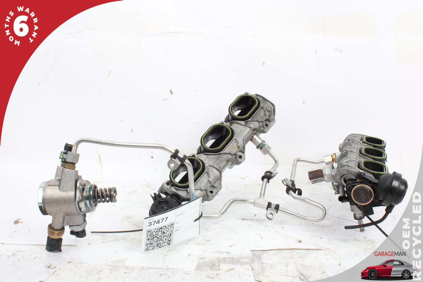 2009-2012 Audi Q5 Left and Right Lower Intake Manifold Fuel Rail w/ Injectors