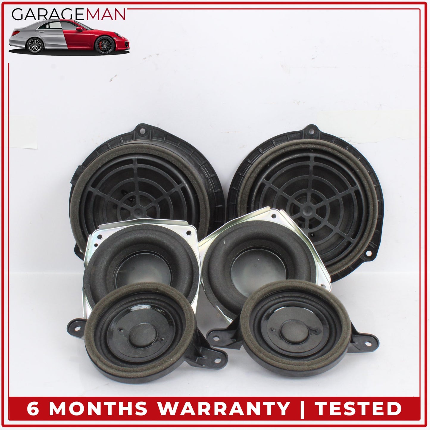 2012-2018 Audi A6 C7 Sedan Rear Left and Right Side Door Speaker 4G0035411 OEM