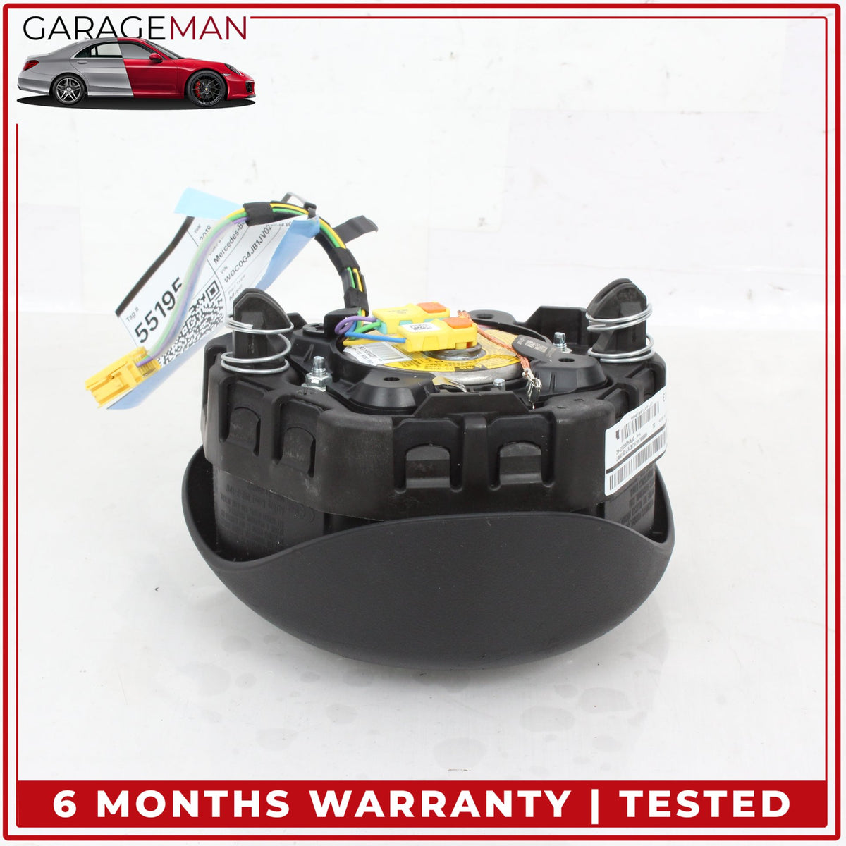 2016-2019 Mercedes X253 GLC300 Front Left Driver Side Steering Wheel Airbag OEM