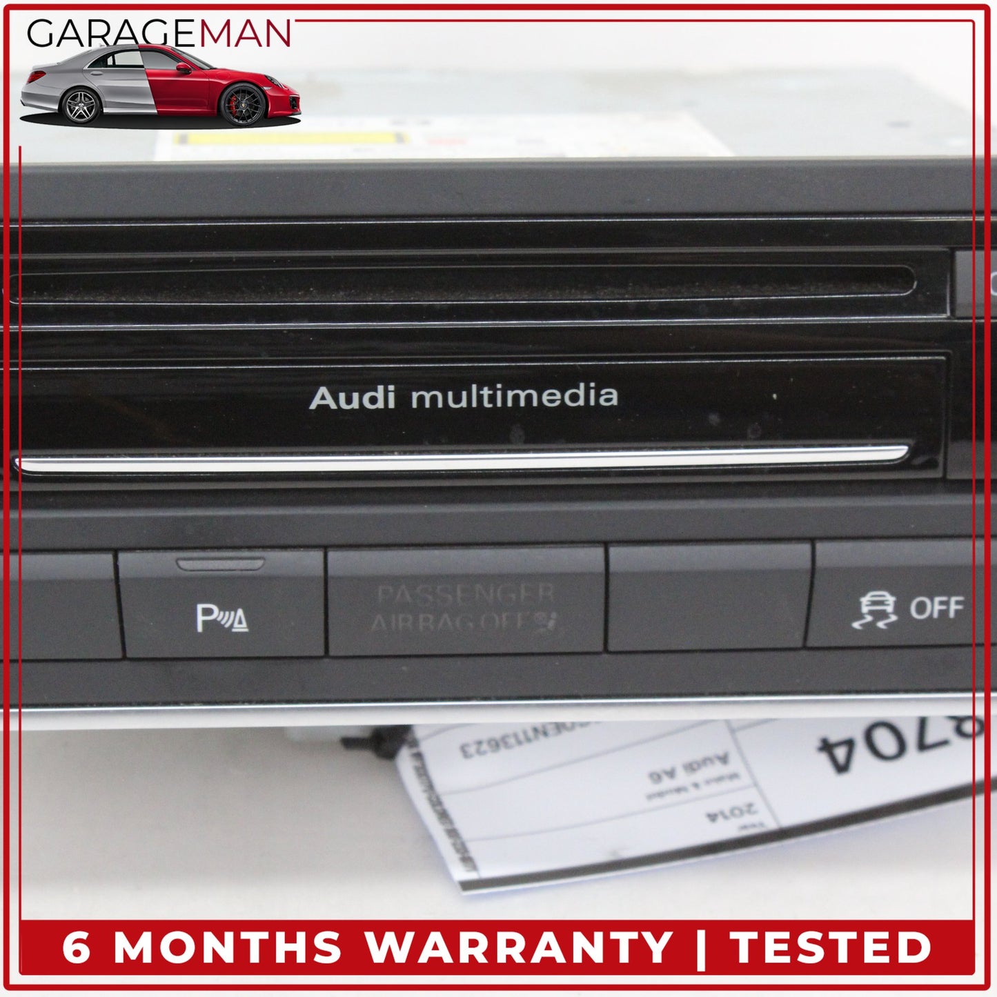 2012-2018 Audi A6 A7 Front Dash Multi Media Audio Radio Receiver Player OEM