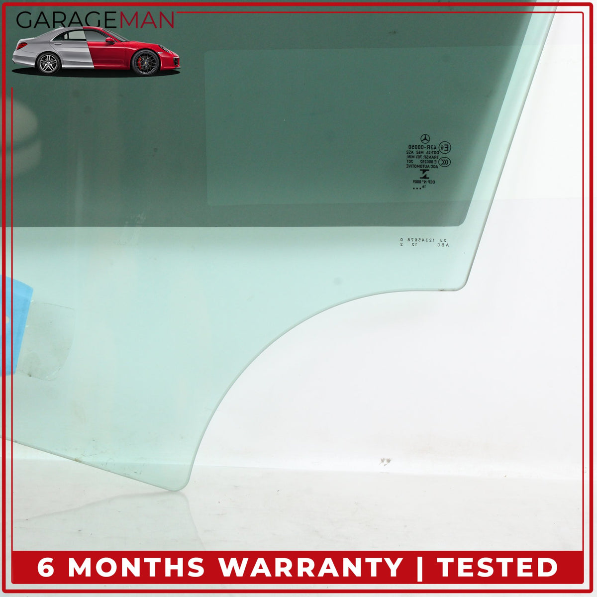 2017-2023 Mercedes S213 E400 Wagon Front Right Passenger Side Window Glass OEM