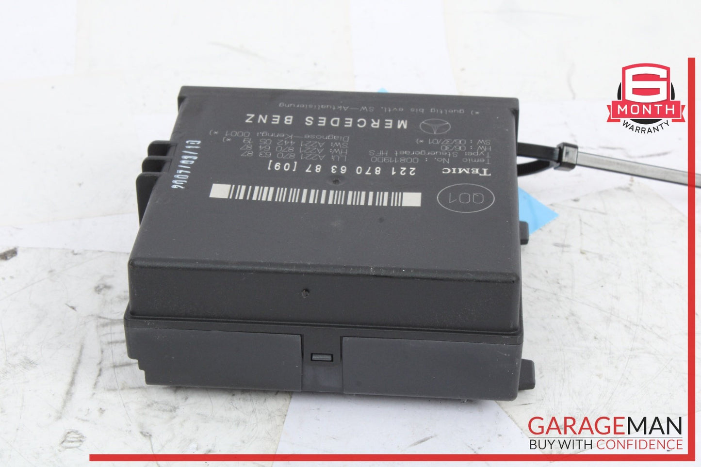 2007-2009 Mercedes-Benz S550 W221 Trunk Release Remote Module 2218706387