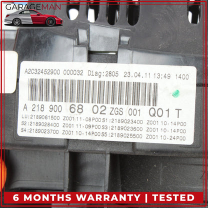 2012-2014 Mercedes W218 CLS63 AMG Speedometer Instrument Cluster 2189006802 OEM
