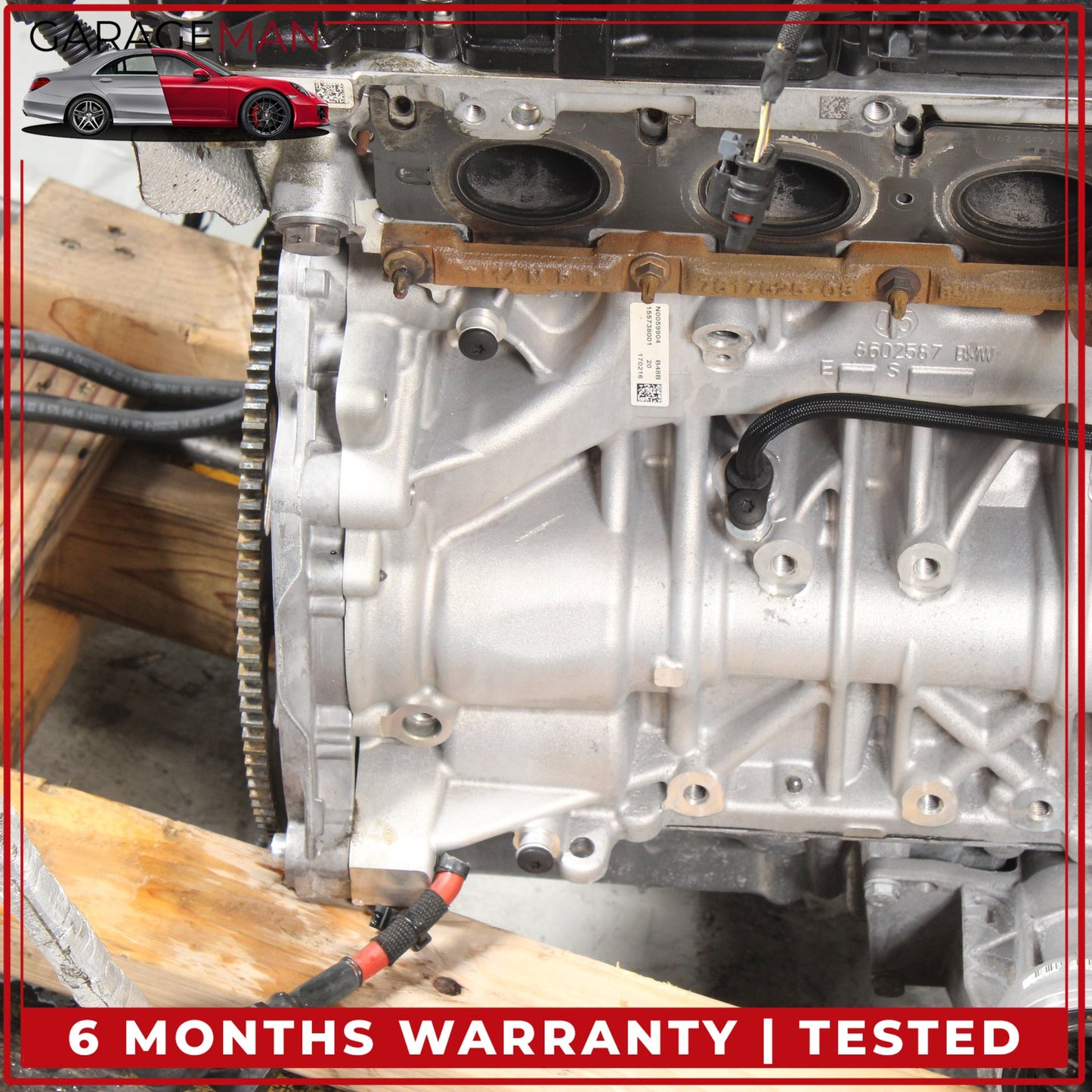 2016-2021 BMW 430i F36 AWD 2.0L I4 Engine Motor Assembly B46B20B mileage 80k