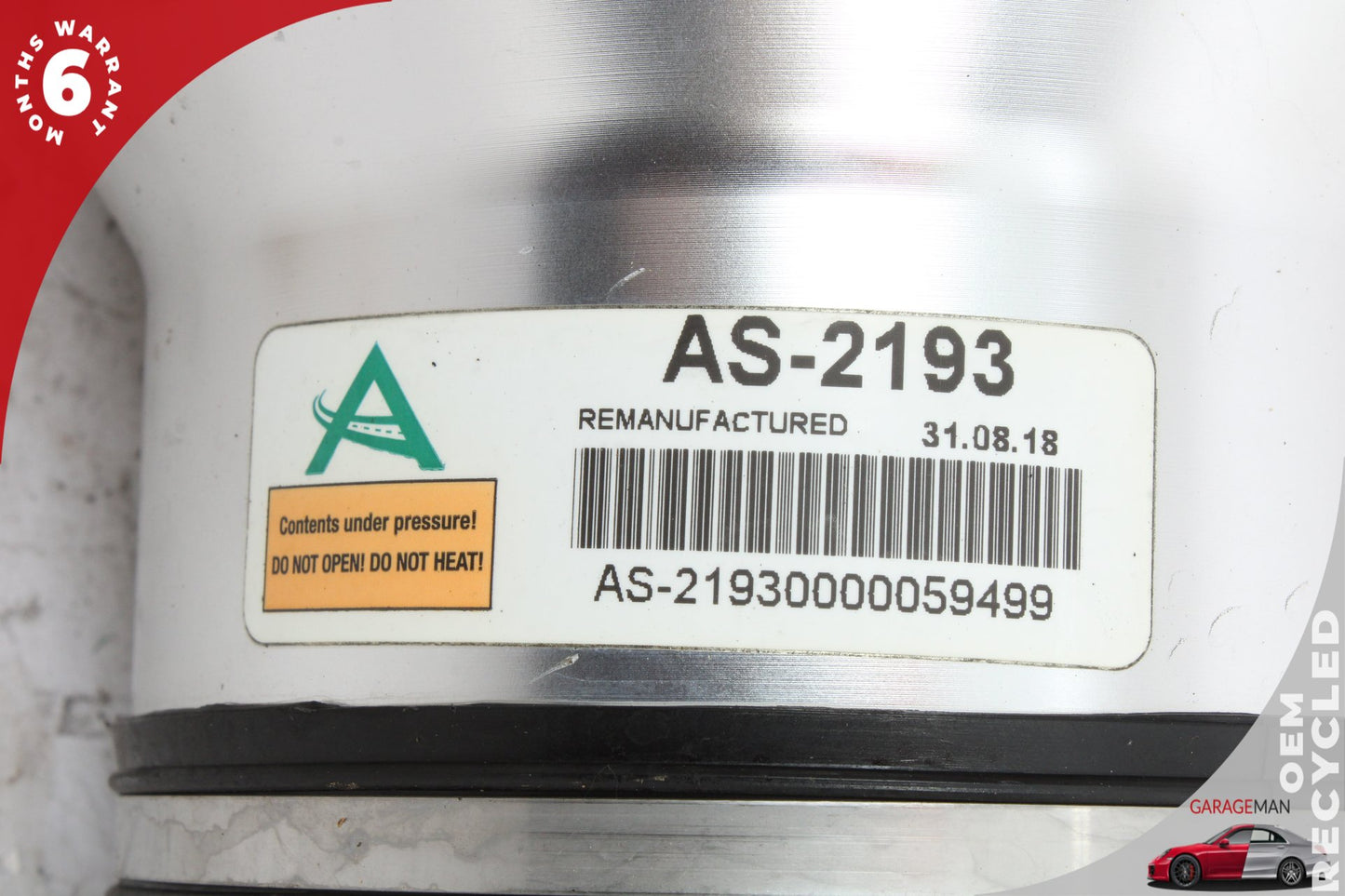 07-13 Mercedes S500 W220 Airmatic Shock Strut Front Left/Right AS2540