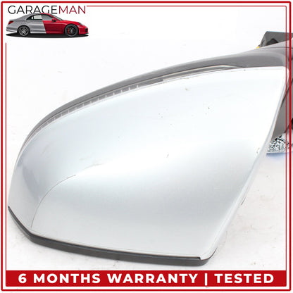 2017-2019 Audi Q7 Front Left Door Rear View Mirror w/ Camera Silver Metallic OEM