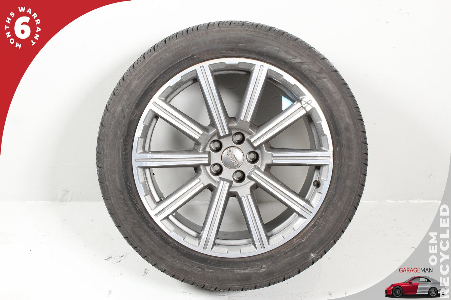 2017-2019 Audi Q7 SUV Wheel Rim w/ Tire 10 Spoke 9JX20H2 ET33 4M0601025AE