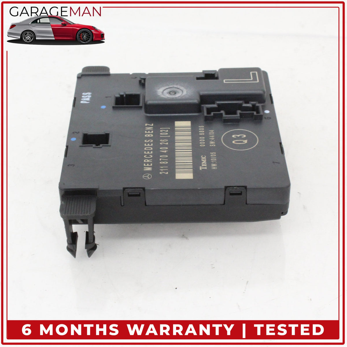 2003-2009 Mercedes W211 E350 E550 Rear Left Door Control Module 2118703185 OEM
