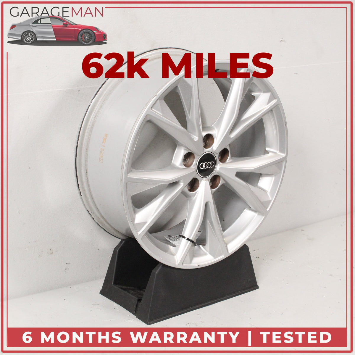 2019-2024 Audi Q3 Front or Rear Side Wheel Rim 7JX18H2 ET43 83A601025K OEM