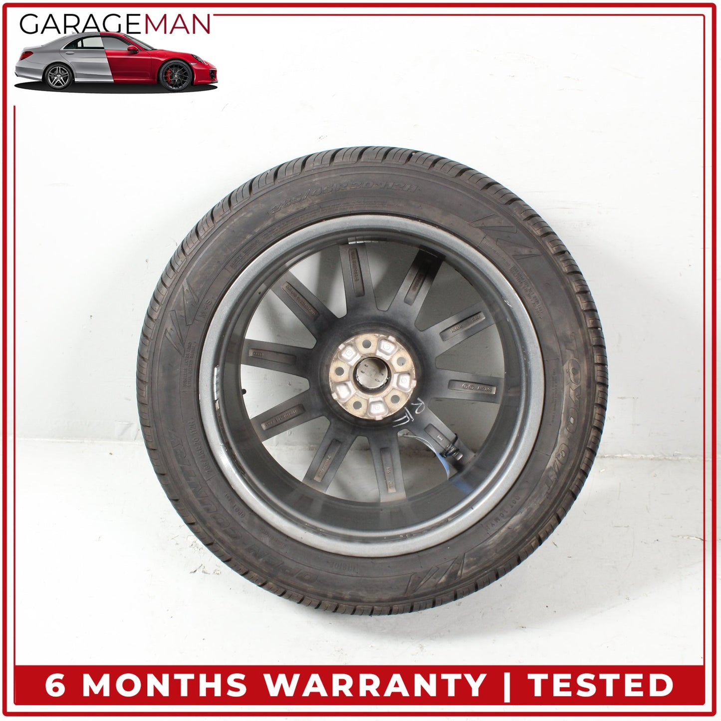 2017-2025 Audi Q7 SQ7 10 Spoke Wheel Rim w/ Tire 9JX20H2 ET33 4M0601025AD OEM