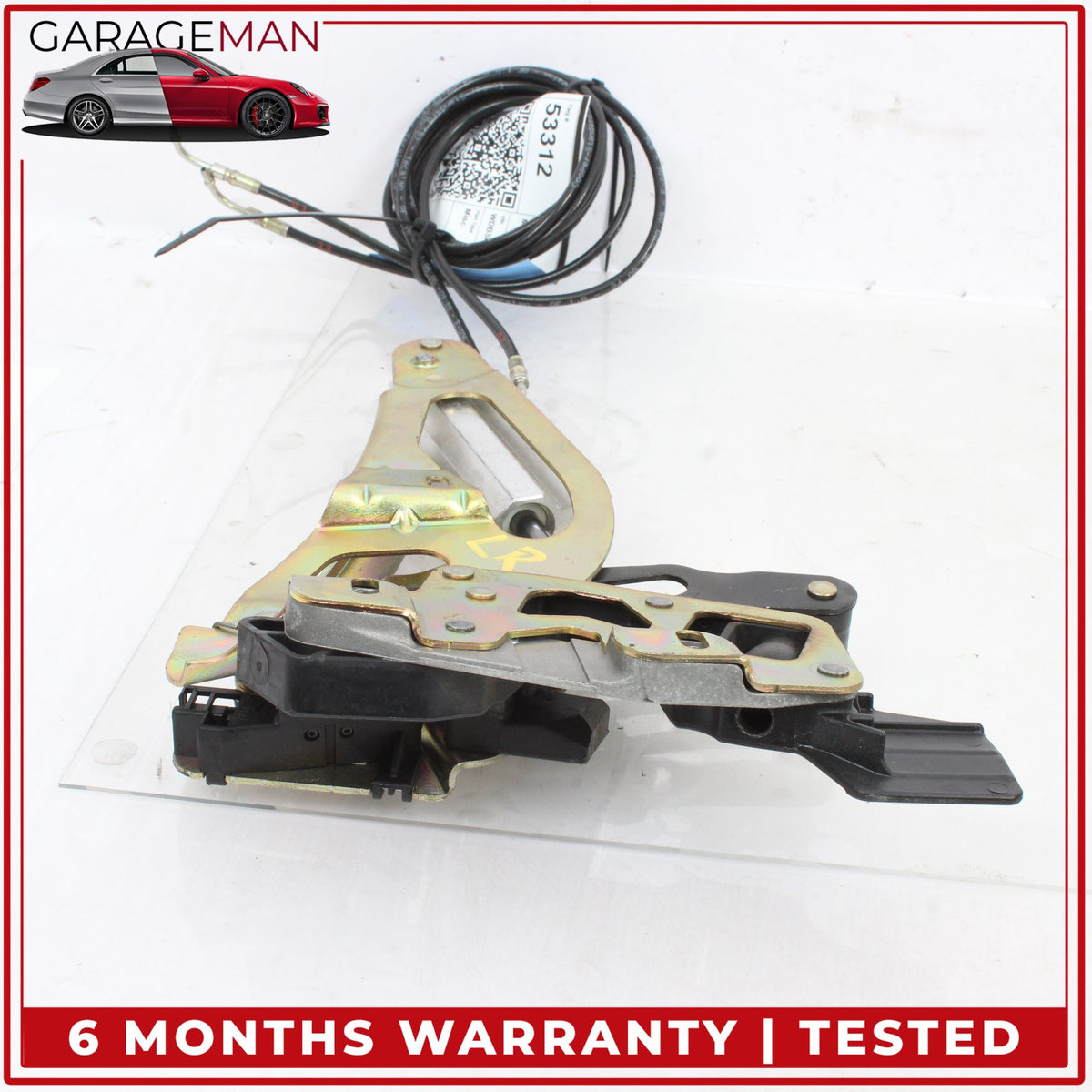 2003-2012 Mercedes R230 SL550 Left Trunk Lock Frame Cylinder 2307901371 OEM
