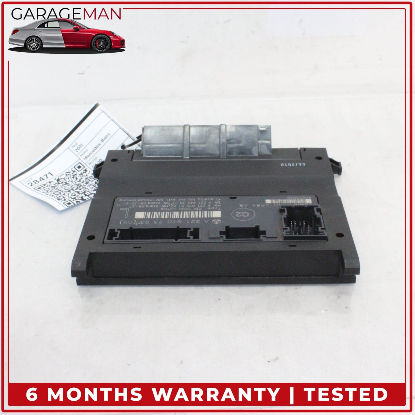 2007-2013 Mercedes W221 S400 Front Left Side Seat Control Module 2218707393 OEM