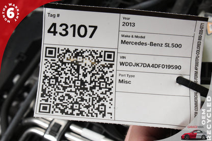 2011-2019 Mercedes R231 SL550 RWD M278 4.7L V8 Engine Motor Assembly OEM 103K