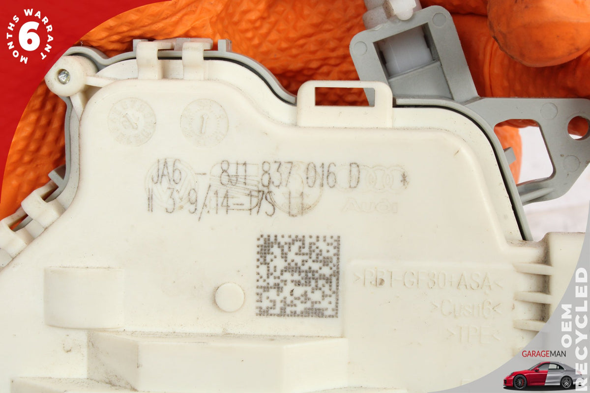 2012-2018 Audi A6 Sedan Right Front Door Lock Actuator 8J1837016D