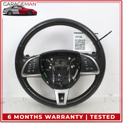 2012-2015 Jaguar XF X250 Front Left Side Steering Wheel w/ Paddle Shifters OEM