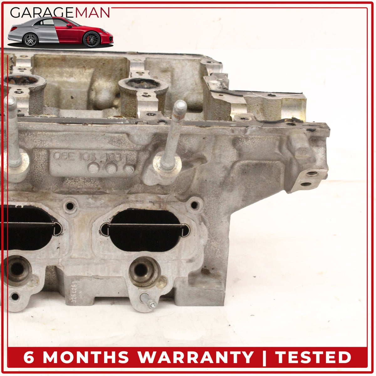 2010-2018 Audi Q7 S4 S5 AWD 3.0L Left Engine Cylinder Head 06E103403 OEM