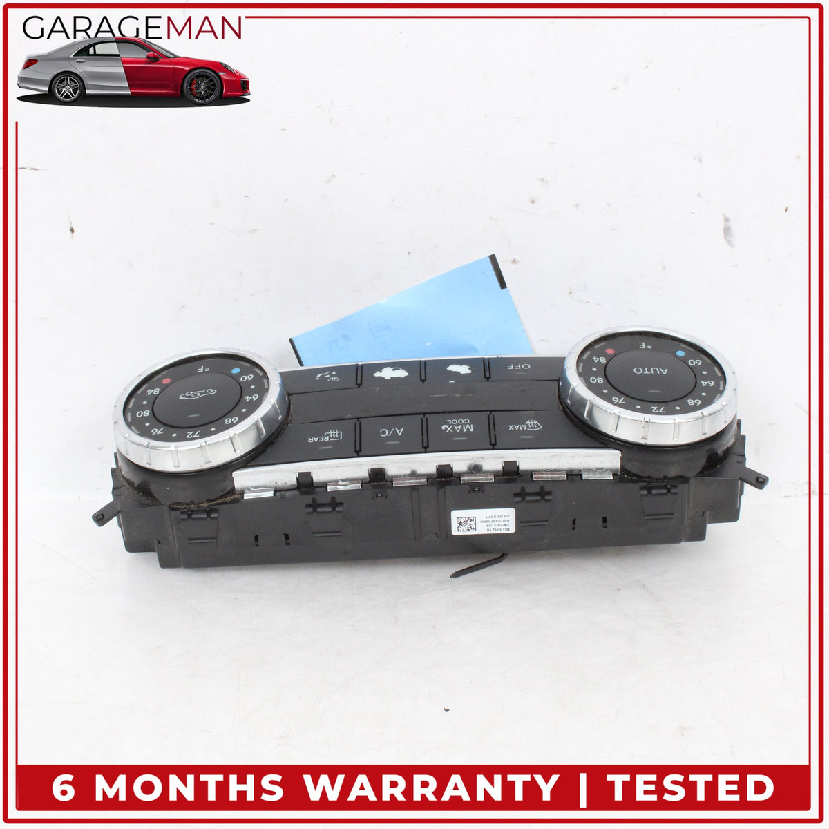 2012-2014 Mercedes W218 CLS63 AMG C300 A/C Heater Climate Control Switch OEM