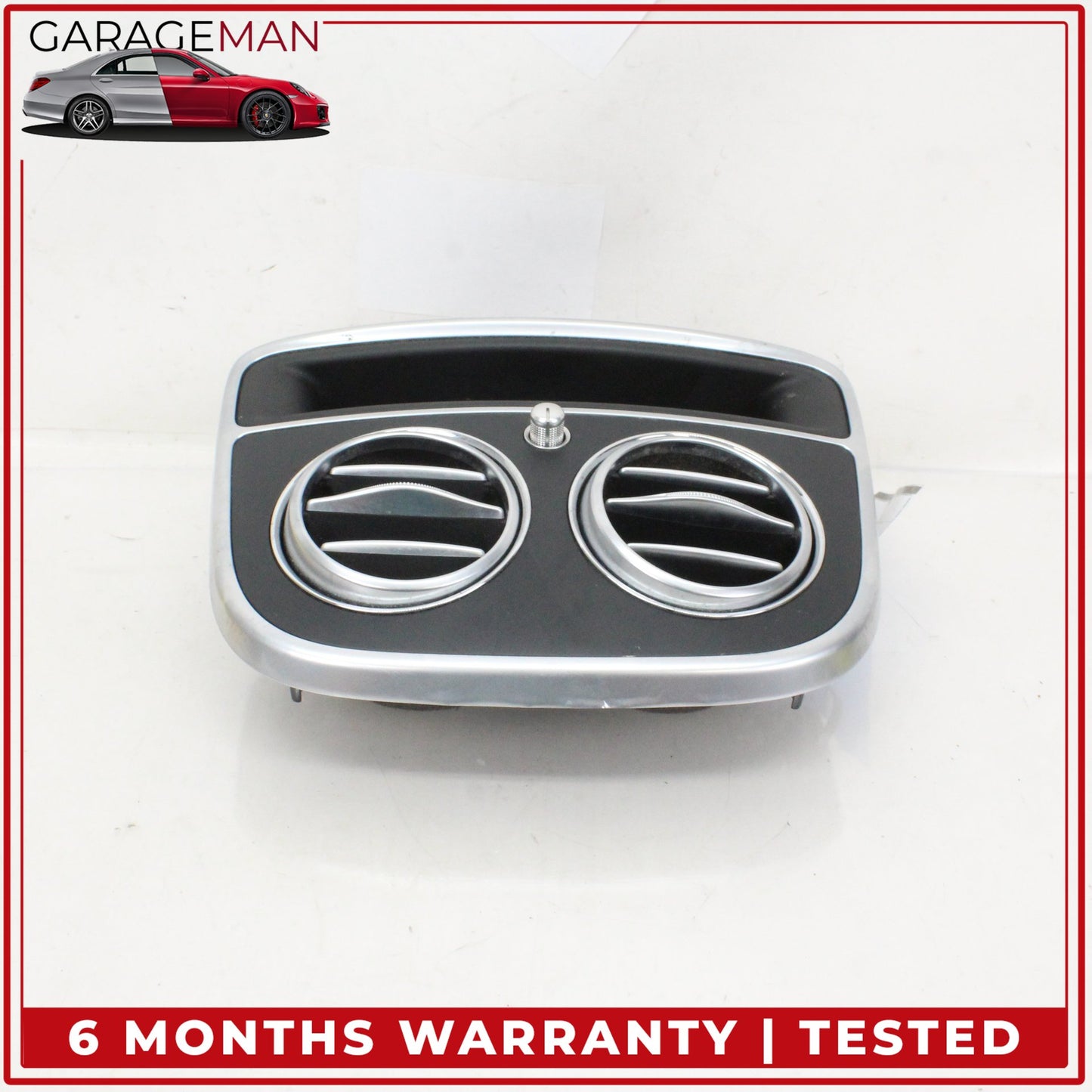 2014-2020 Mercedes W222 S550e Rear Center Console AC A/C Air Vent Trim OEM