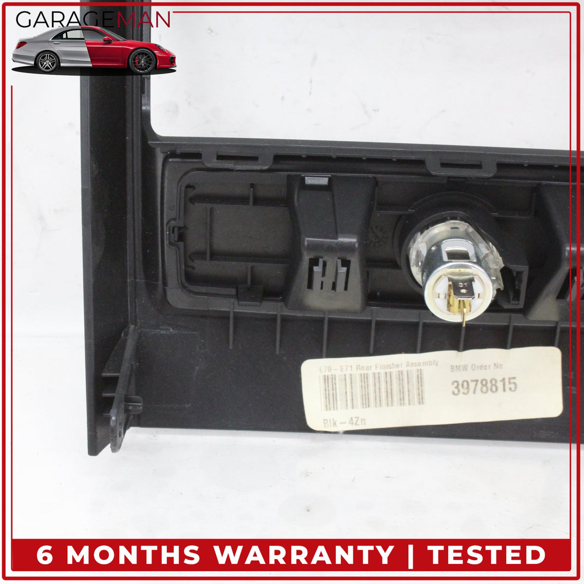 2007-2014 BMW X5 X6 Rear AC A/C Climate Control Switch Panel w/ Trim 9166317 OEM
