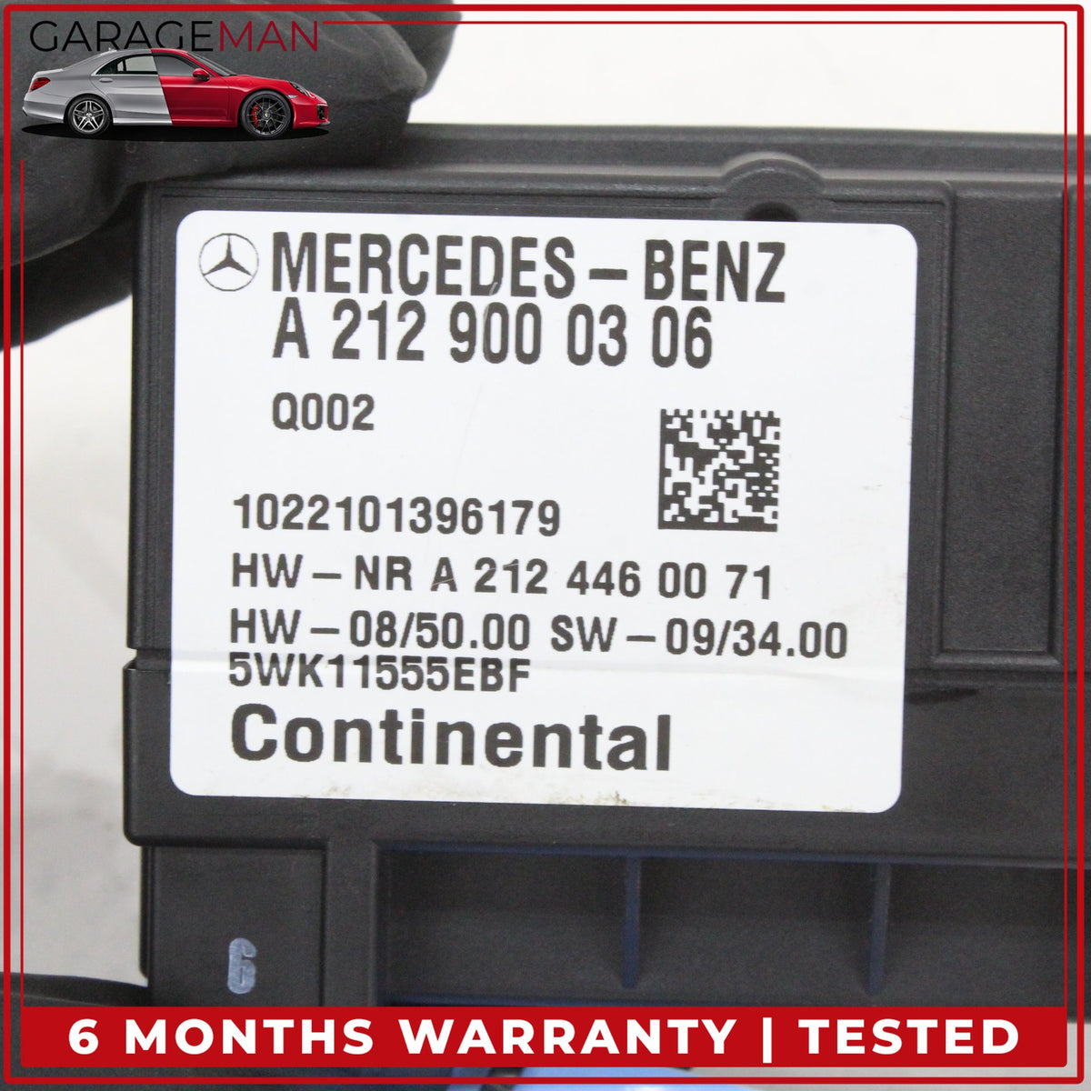 2006-2014 Mercedes W204 C300 C250 Fuel Pump Control Module Unit 2124400414 OEM
