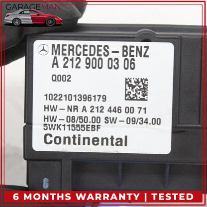 2006-2014 Mercedes W204 C300 C250 Fuel Pump Control Module Unit 2124400414 OEM