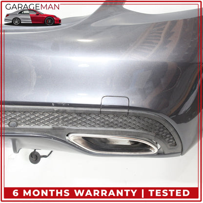 2015-2018 Mercedes W205 C300 Sedan Sport Rear Bumper Cover Assembly Gray OEM