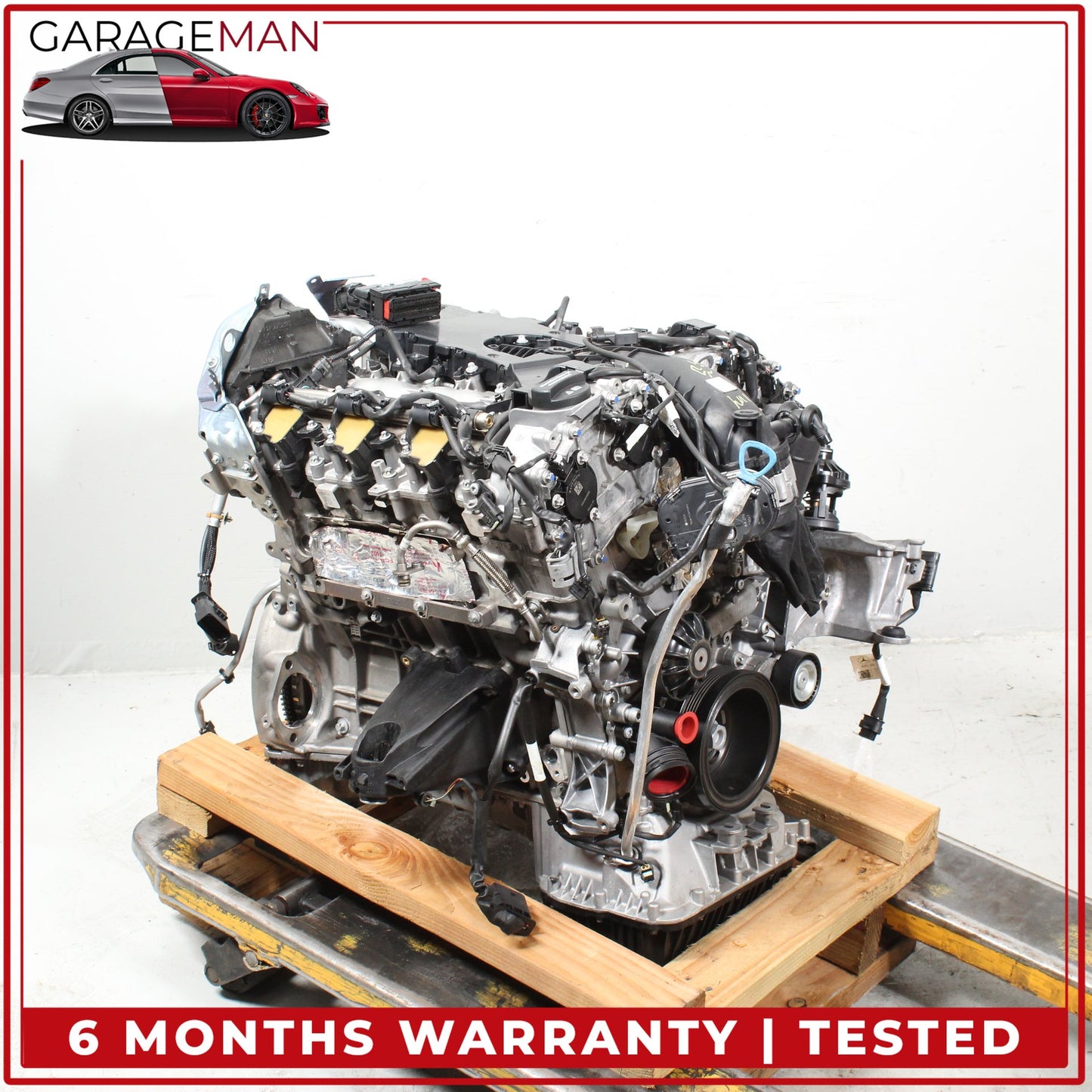 2015-2017 Mercedes-Benz S550e W222 RWD 3.0L V6 M276 Engine Motor Assembly 276.824 103k