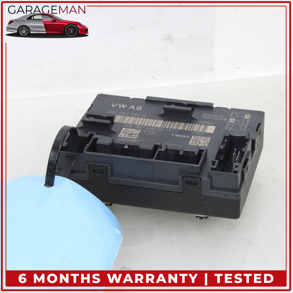 2011-2018 Audi A8 S8 Front Right Side Door Control Module Unit 4H0959792G OEM