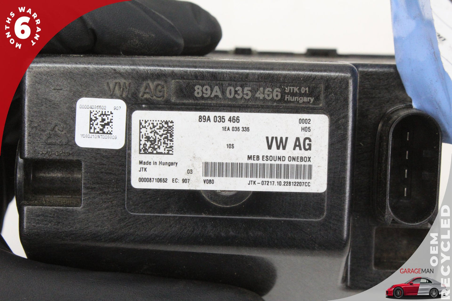 2022-2025 Audi Q4 E-Tron Rear Engine Noise Sound Actuator Unit 89A035466 OEM