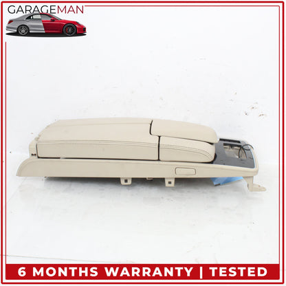 2014-2017 Mercedes C207 E400 Coupe Front Center Armrest Lid Cover Beige OEM