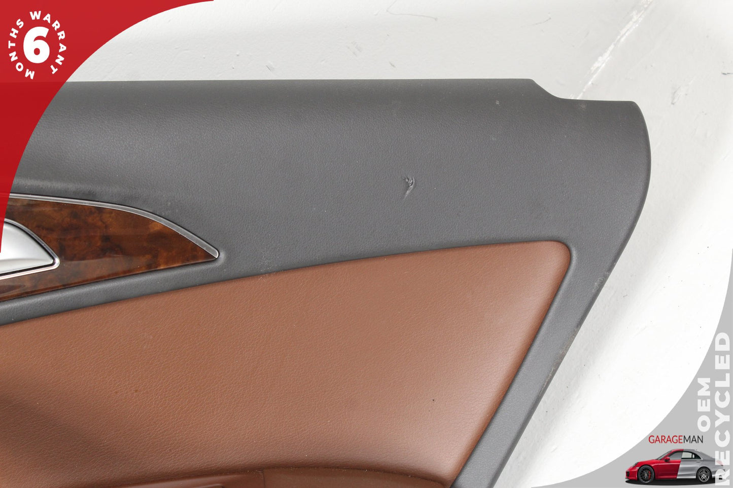 2012-2018 Audi A6 S6 Rear Right Side Interior Door Panel Brown 4G0867222 OEM