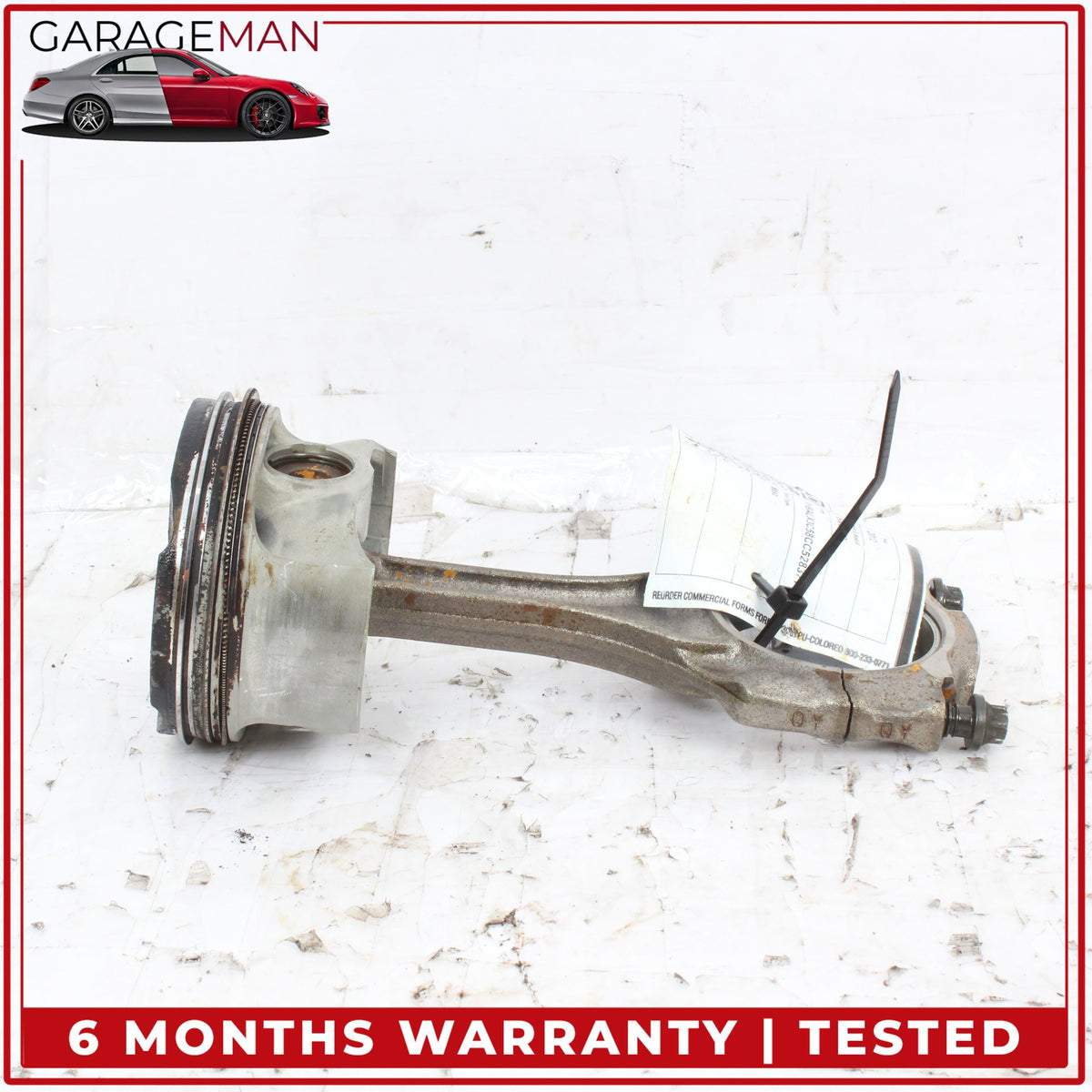 2008-2014 BMW 650i 550i X5 X6 4.4L V8 N63 Engine Motor Piston w/ Rod 7843237 OEM