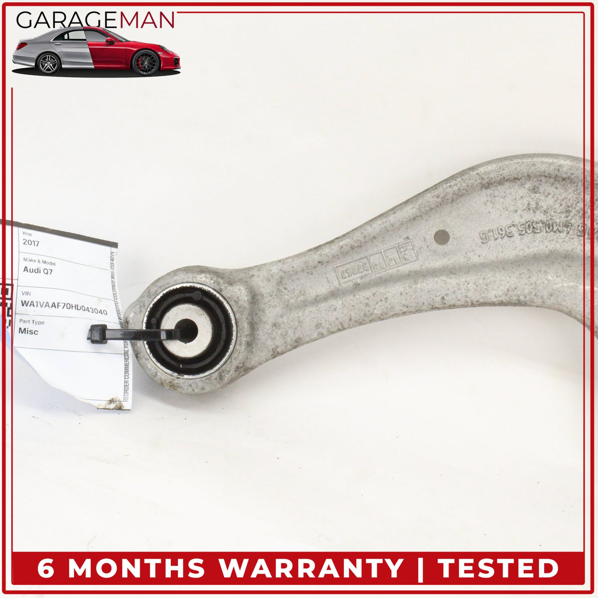 2017-2024 Audi Q7 Rear Left or Right Upper Forward Control Arm 4M0505361G OEM