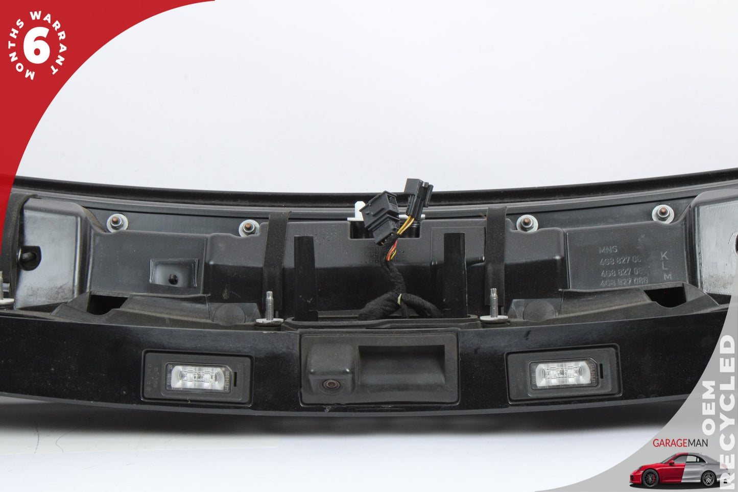 2012-2018 Audi A7 Rear Tailgate Trunk Lid Spoiler Assembly Black 4G8827086D OEM