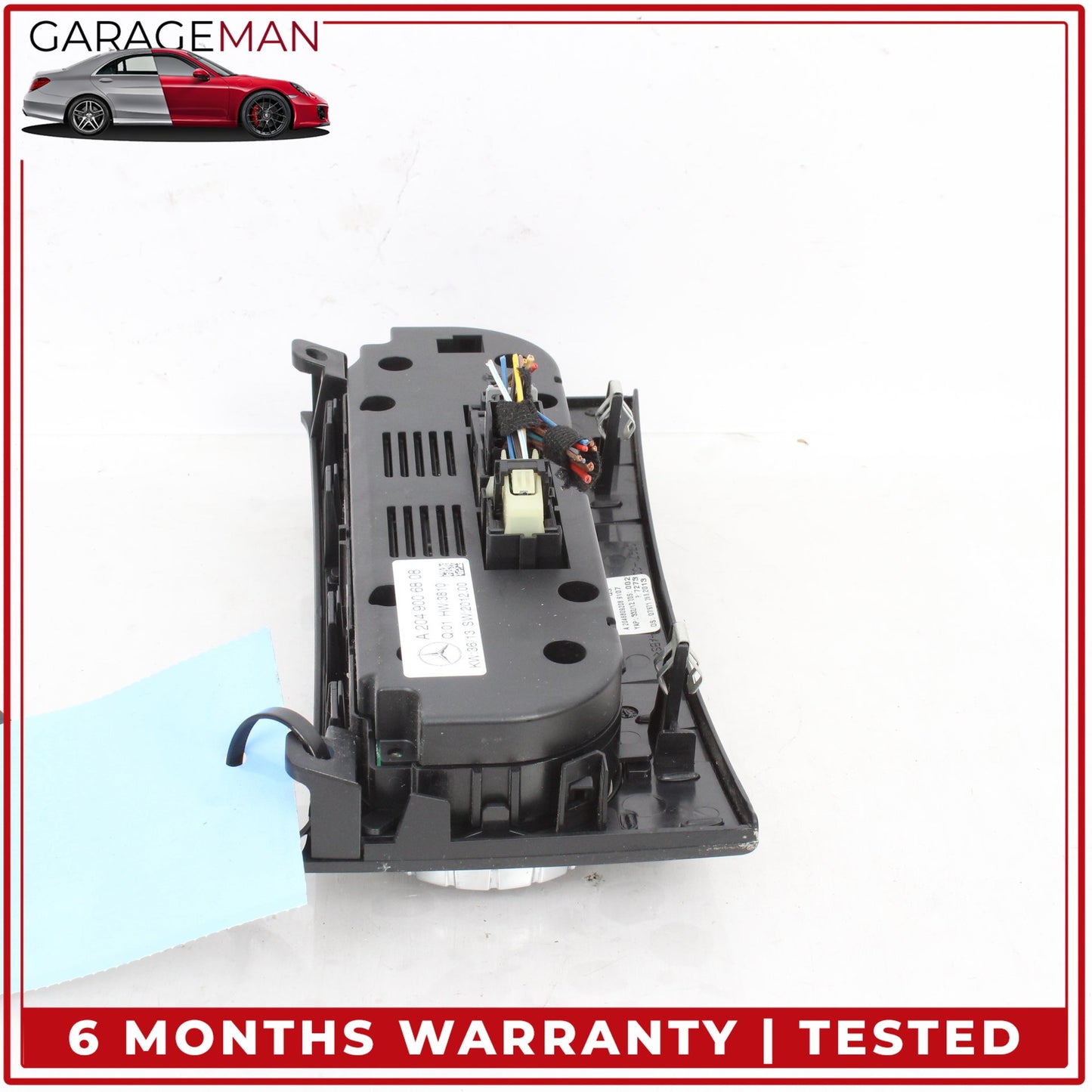 2012-2015 Mercedes W204 C250 A/C Heater Climate Control Switch Panel w/ Trim OEM