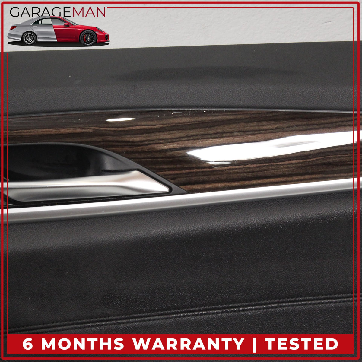 2017-2023 BMW 530e M550i 540i G30 Rear Right Side Interior Door Trim Panel OEM