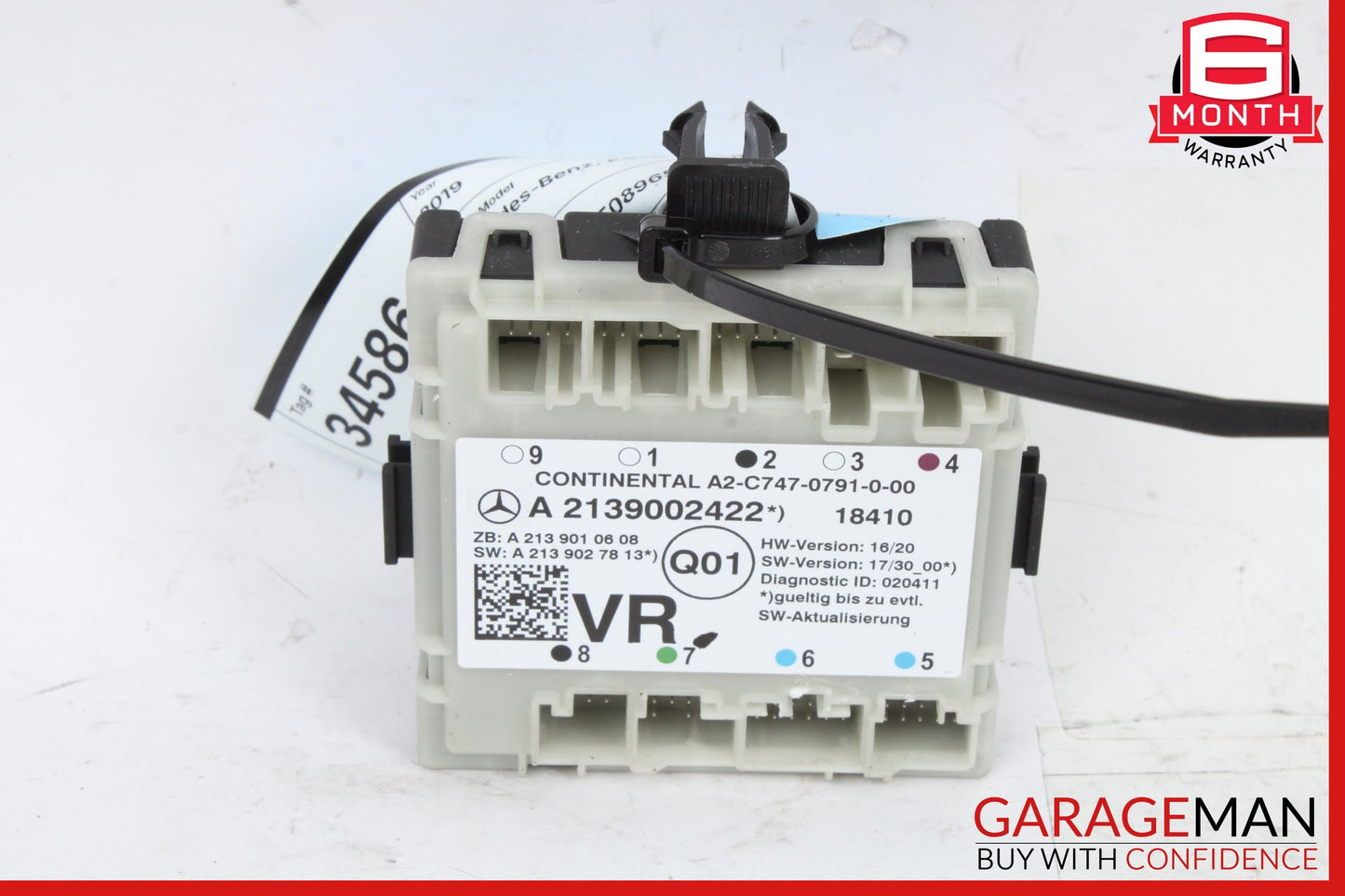 2015-2023 Mercedes W213 E450 Front Right Side Door Control Module 2139002422 OEM