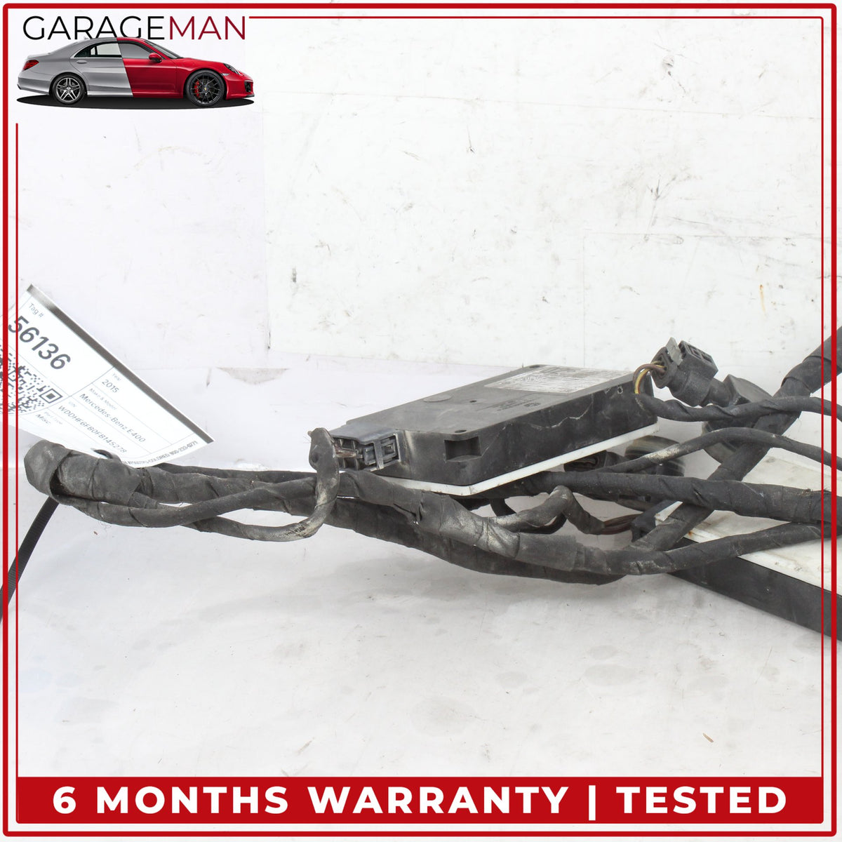 2014-2016 Mercedes W212 E400 Front Bumper Parking Sensor Wire Harness Assy OEM