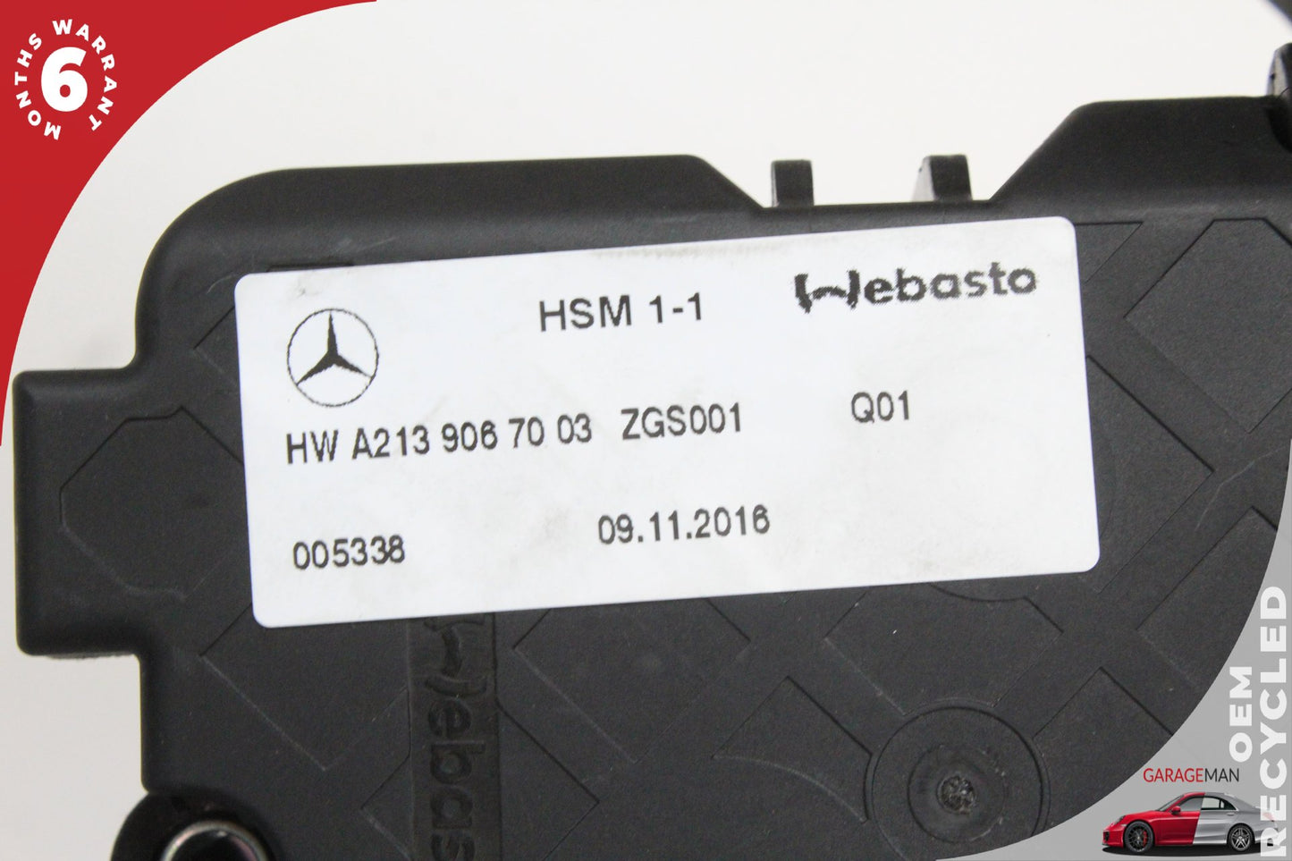 2017-2019 Mercedes-Benz E400 W213 Station Wagon Sunroof Shade Motor 2139067003 OEM