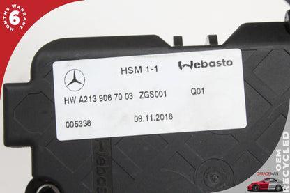 2017-2019 Mercedes-Benz E400 W213 Station Wagon Sunroof Shade Motor 2139067003 OEM