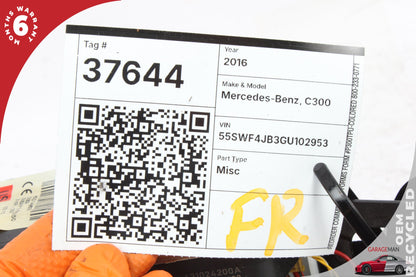 2015-2018 Mercedes-Benz C300 W205 Front Right Side Seatbelt Seat Belt Retractor