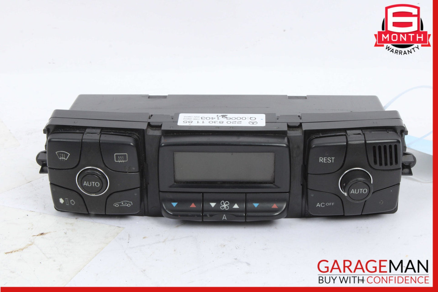 2003 Mercedes-Benz S55 AMG W220 Sedan A/C Heater Climate Control Switch 2208301185 Genuine