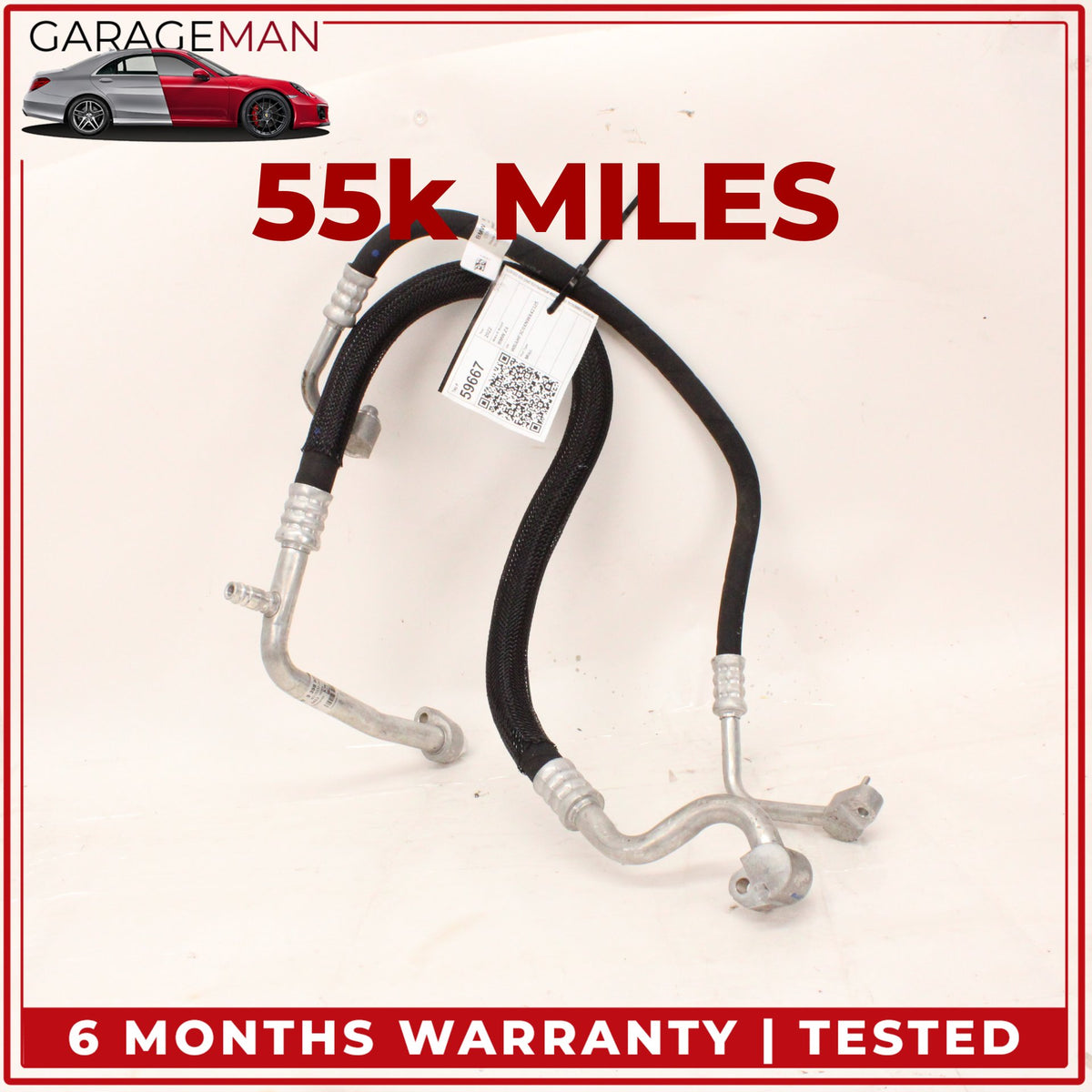 2019-2026 BMW Z4 G29 AC A/C Air Conditioning Pipe Hose Line (Set of 2) OEM