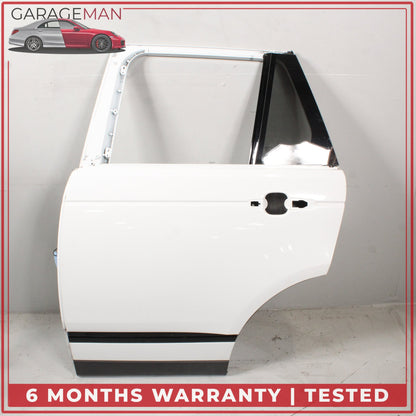 2013-2022 Land Rover Range Rover L405 Rear Left Side Door Shell Fuji White OEM